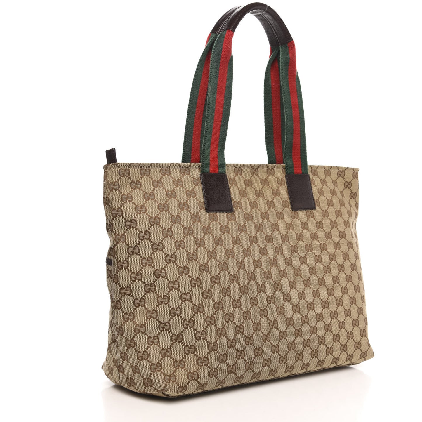 Monogram Web Large Diaper Tote Brown