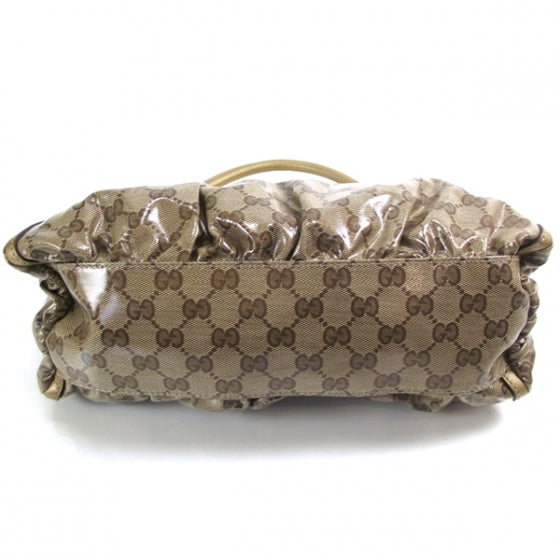 Monogram Crystal D Gold Hobo