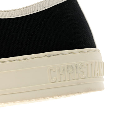 Christian Dior Canvas Walk'N'Dior Low Top Sneakers 37.5 Black 10 of 13