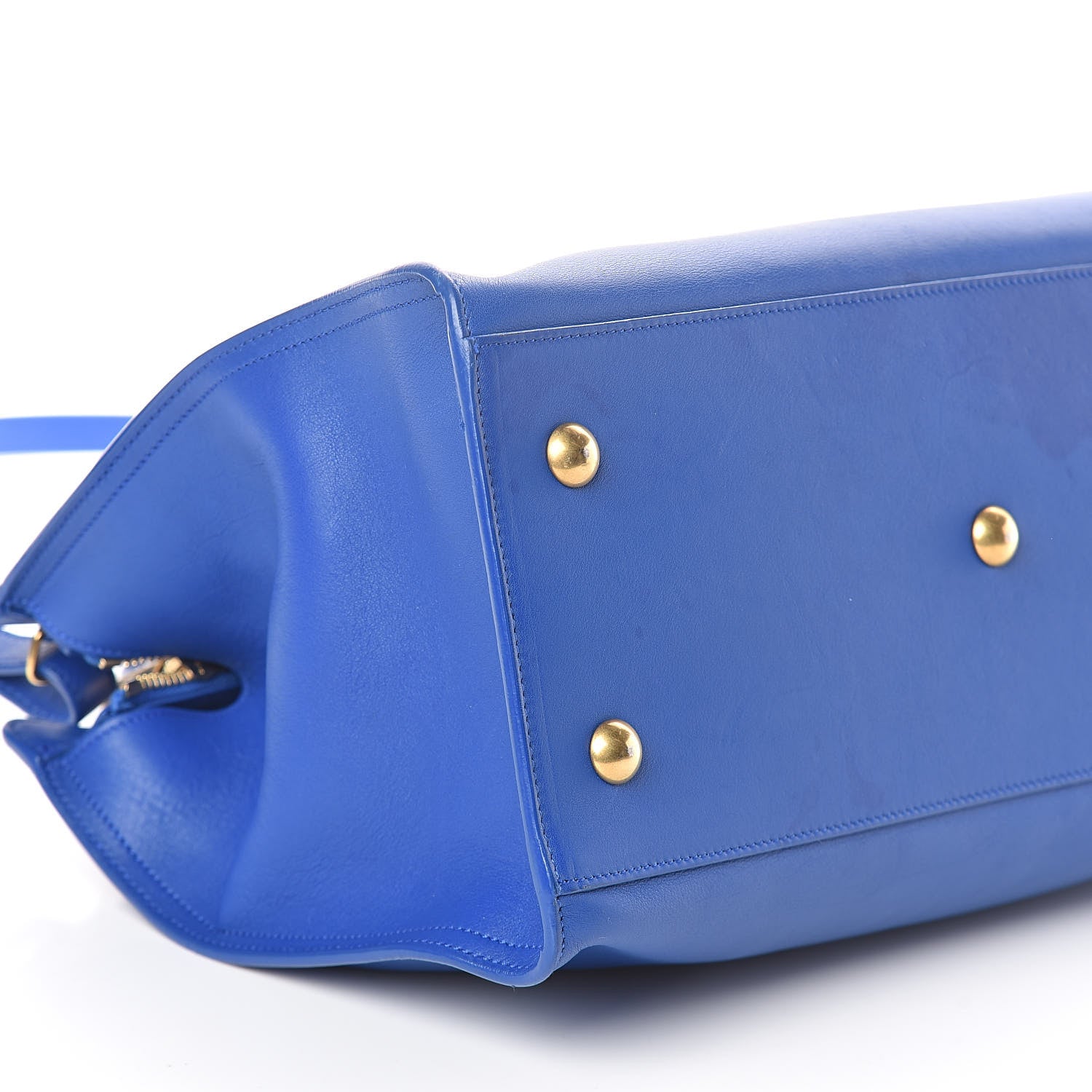 Saint Laurent Calfskin Small Classic Y Cabas Royal Blue 8 of 10