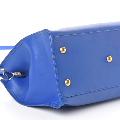 Saint Laurent Calfskin Small Classic Y Cabas Royal Blue 8 of 10