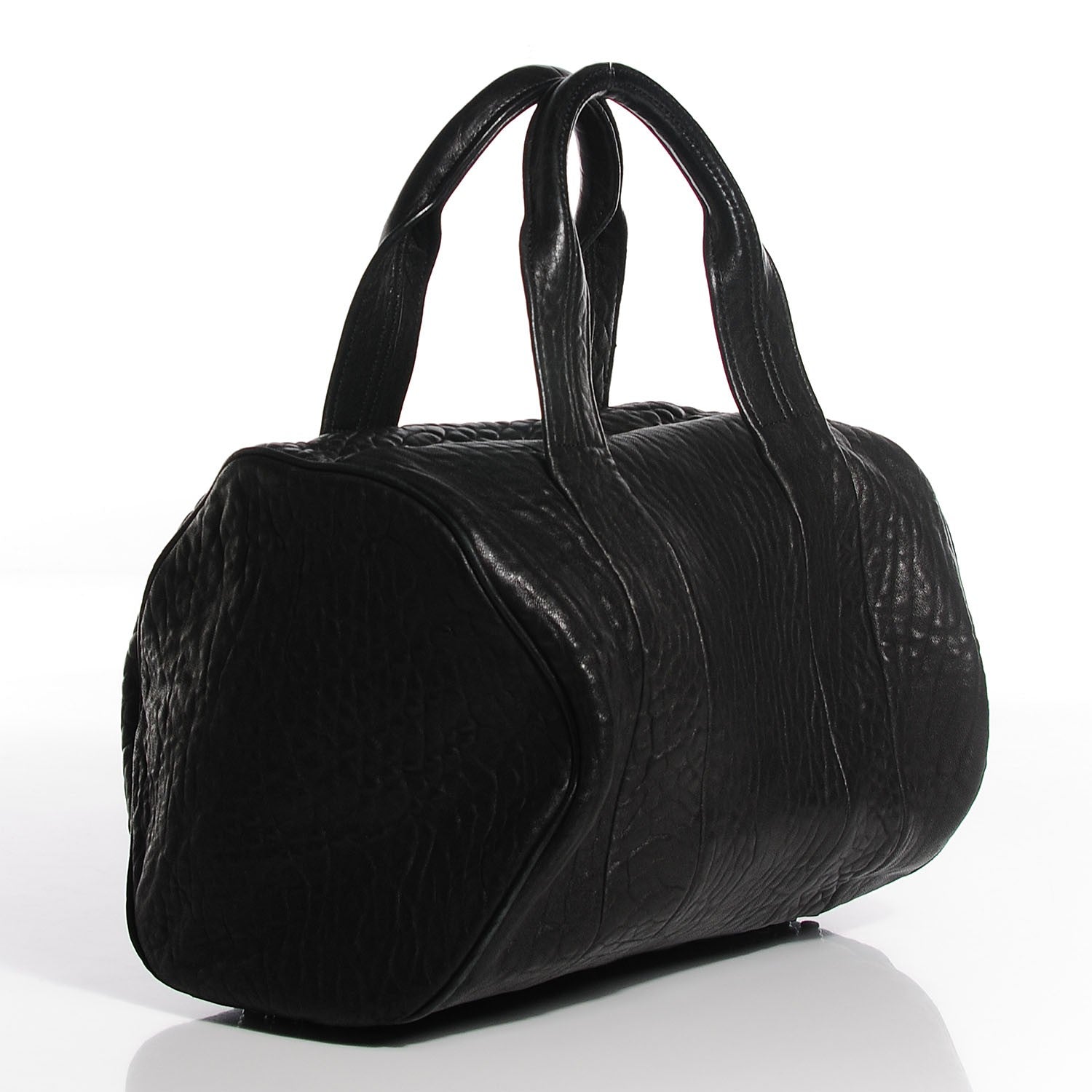 Alexander Wang Pebbled Lambskin Rocco Black Matte Black Hardware 3 of 9