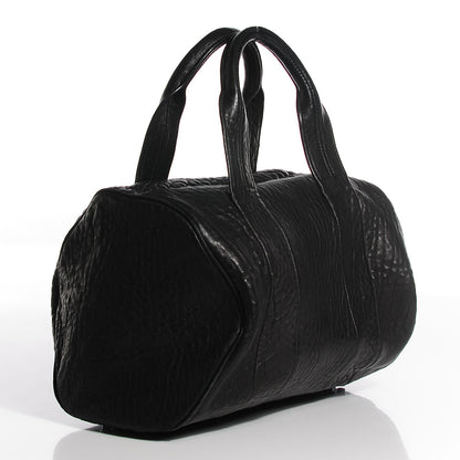 Alexander Wang Pebbled Lambskin Rocco Black Matte Black Hardware 3 of 9