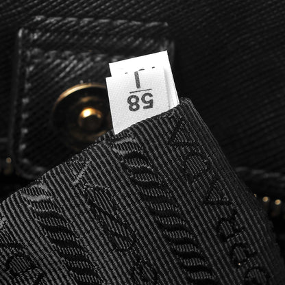 Prada Saffiano Lux Medium Tote Black 7 of 8