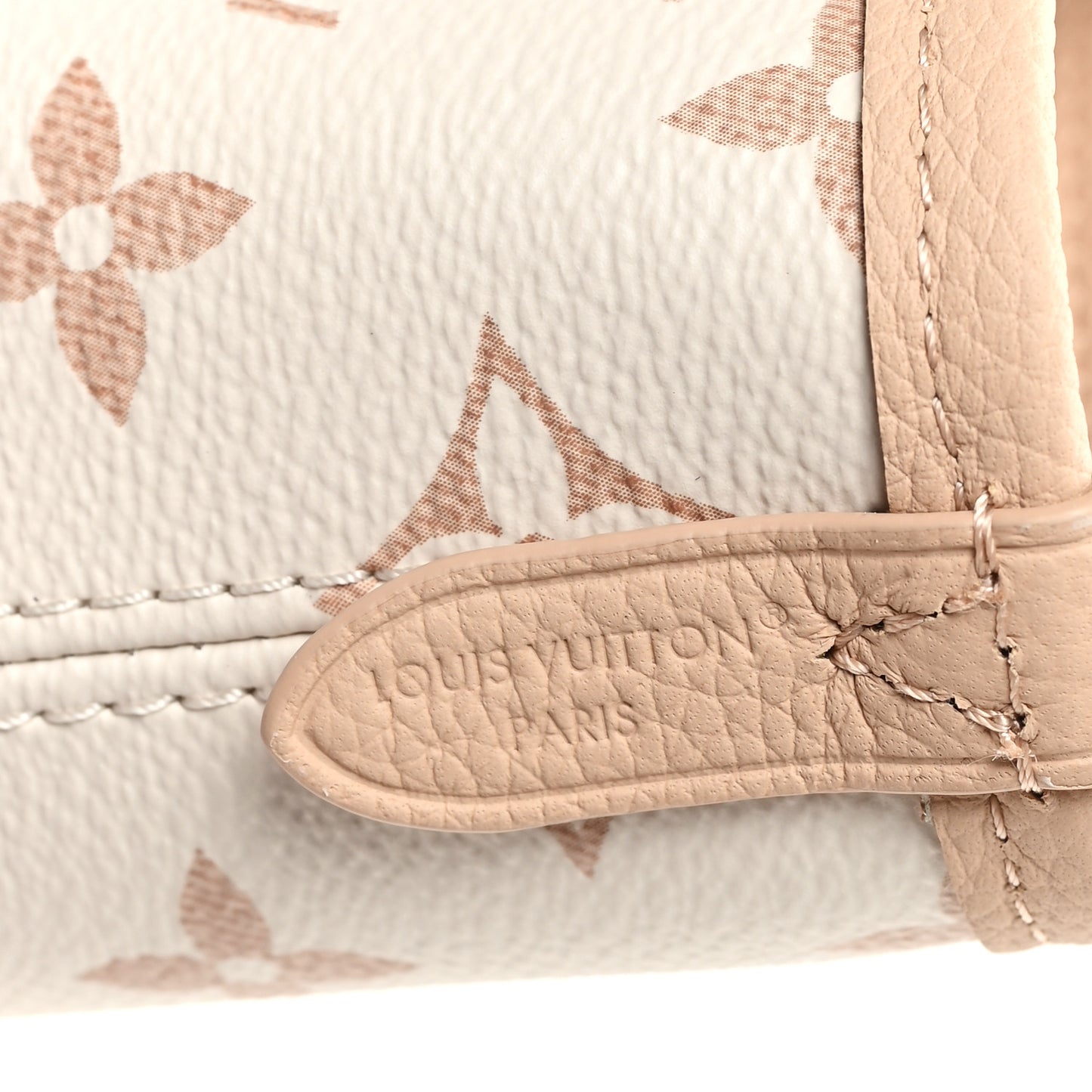 Monogram Inside Out Reversible Neverfull MM Dune Hazelnut