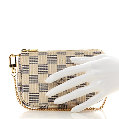 Louis Vuitton Damier Azur Mini Pochette Accessories 2 of 7