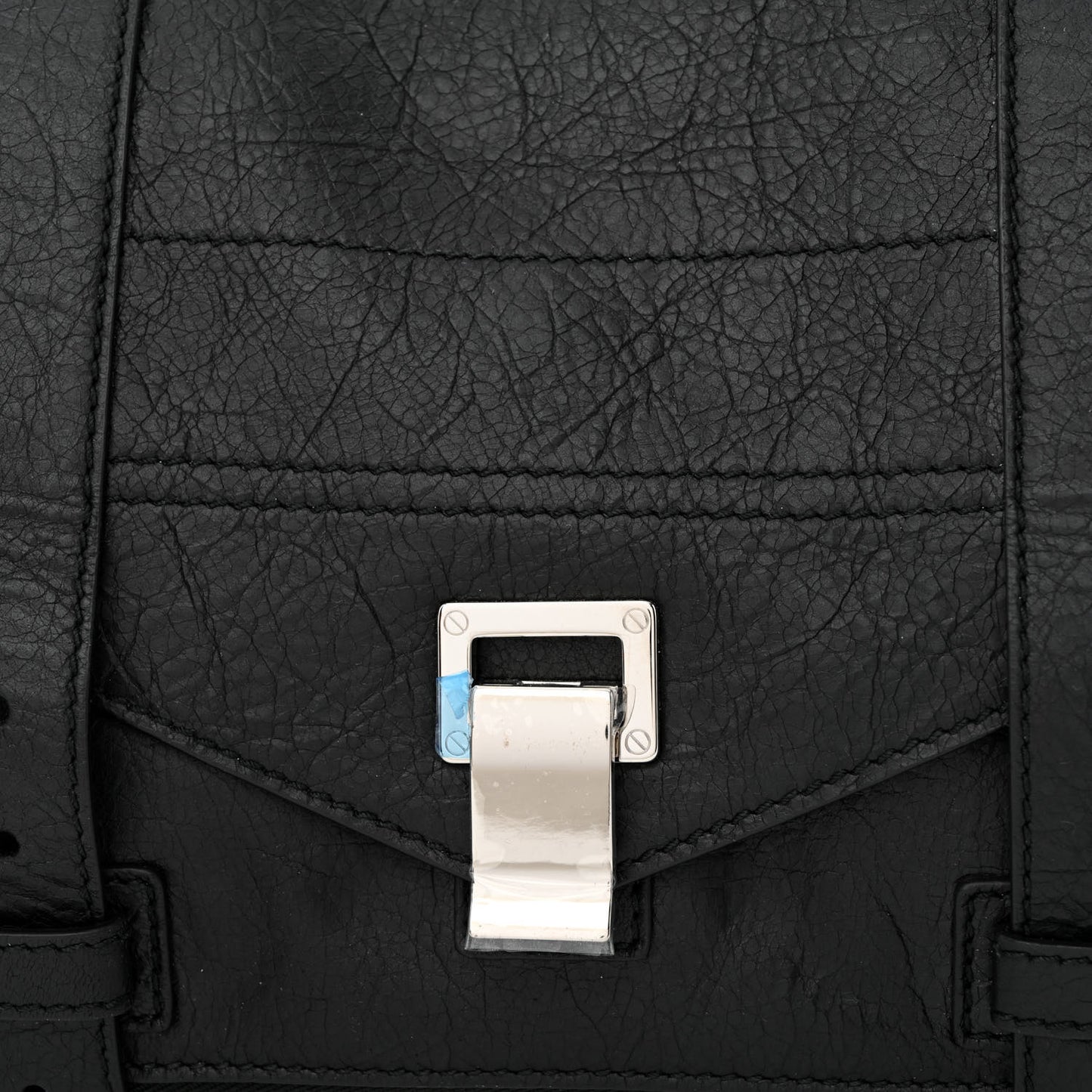 Lambskin Medium PS1 Plus Zip Satchel Black