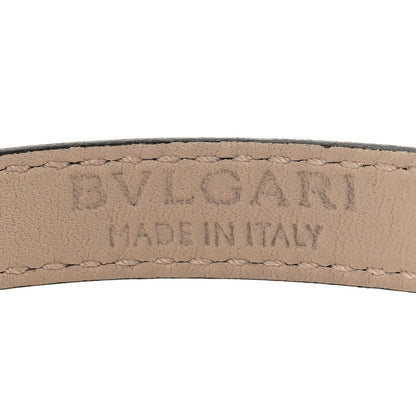 Bulgari Metallic Calfskin Serpenti Forever Double Coil Bracelet S Antique Bronze 4 of 6