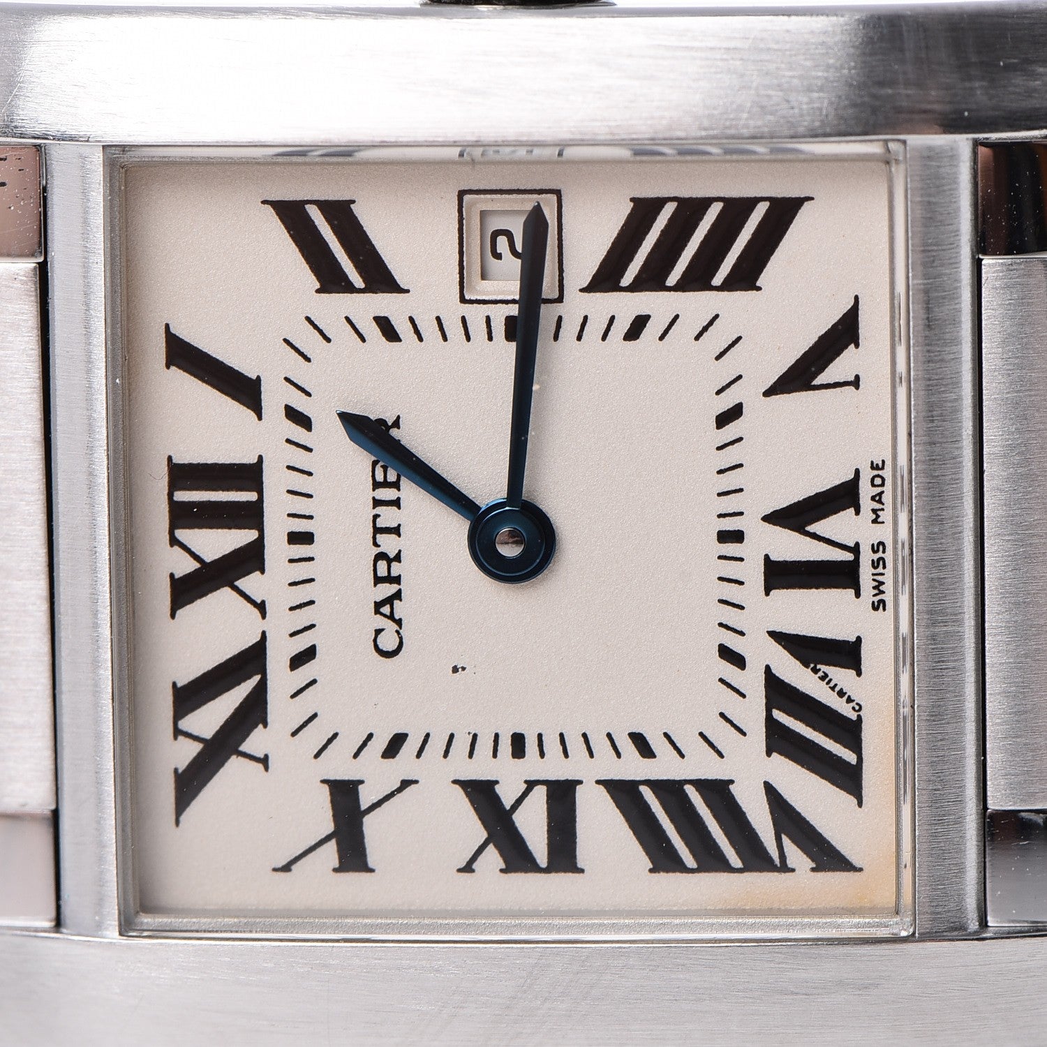 Cartier Stainless Steel 25mm Tank Francaise Quartz Watch 10 of 11