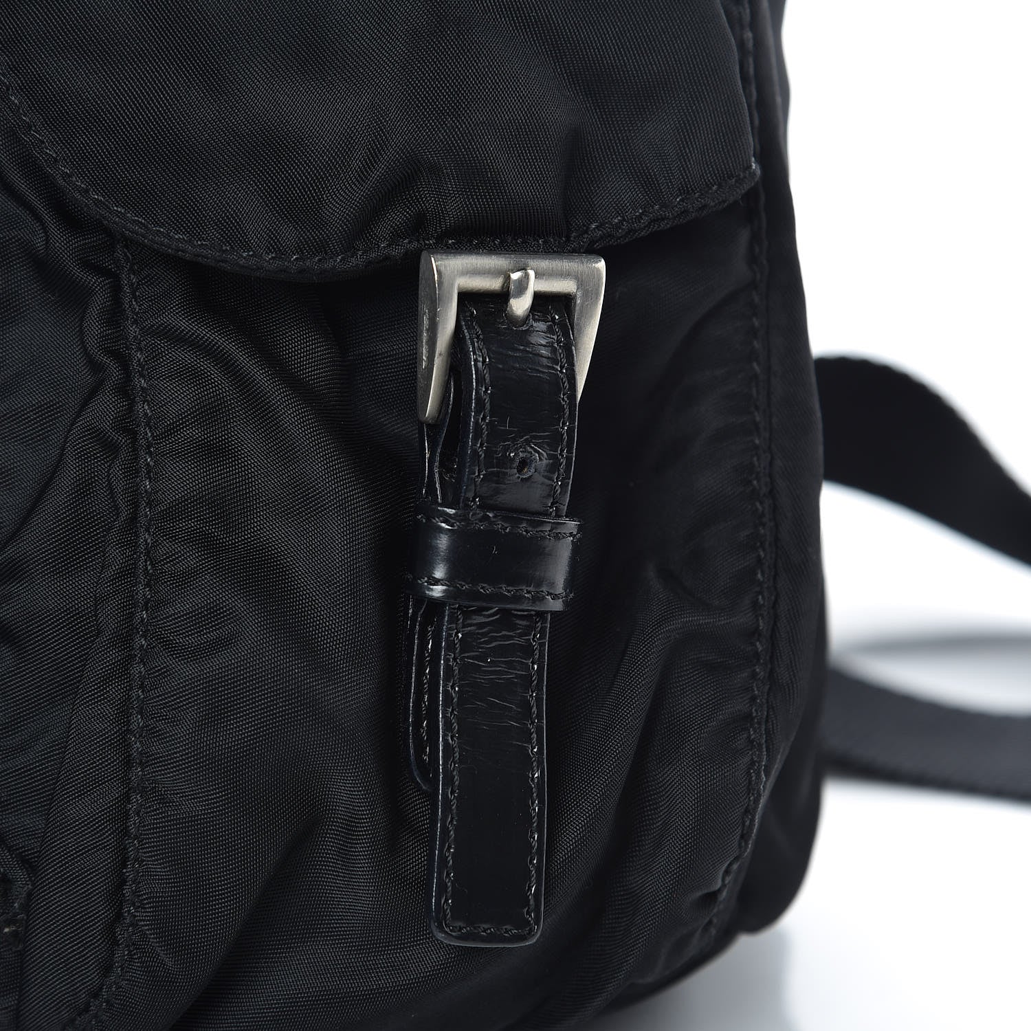 Prada Tessuto Nylon Vela Small Backpack Black 8 of 27