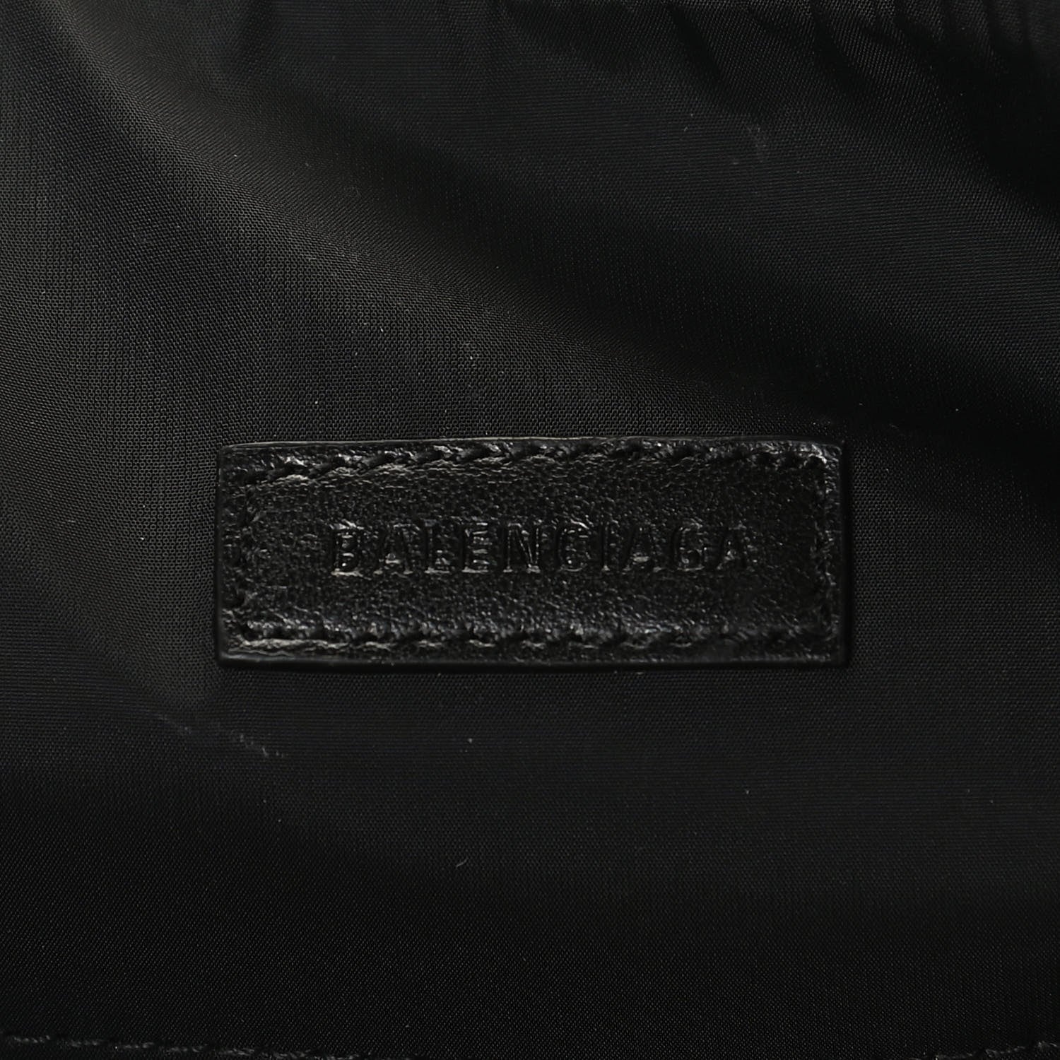 Balenciaga Recycled Nylon NASA X Space Sling Bag Black 6 of 11