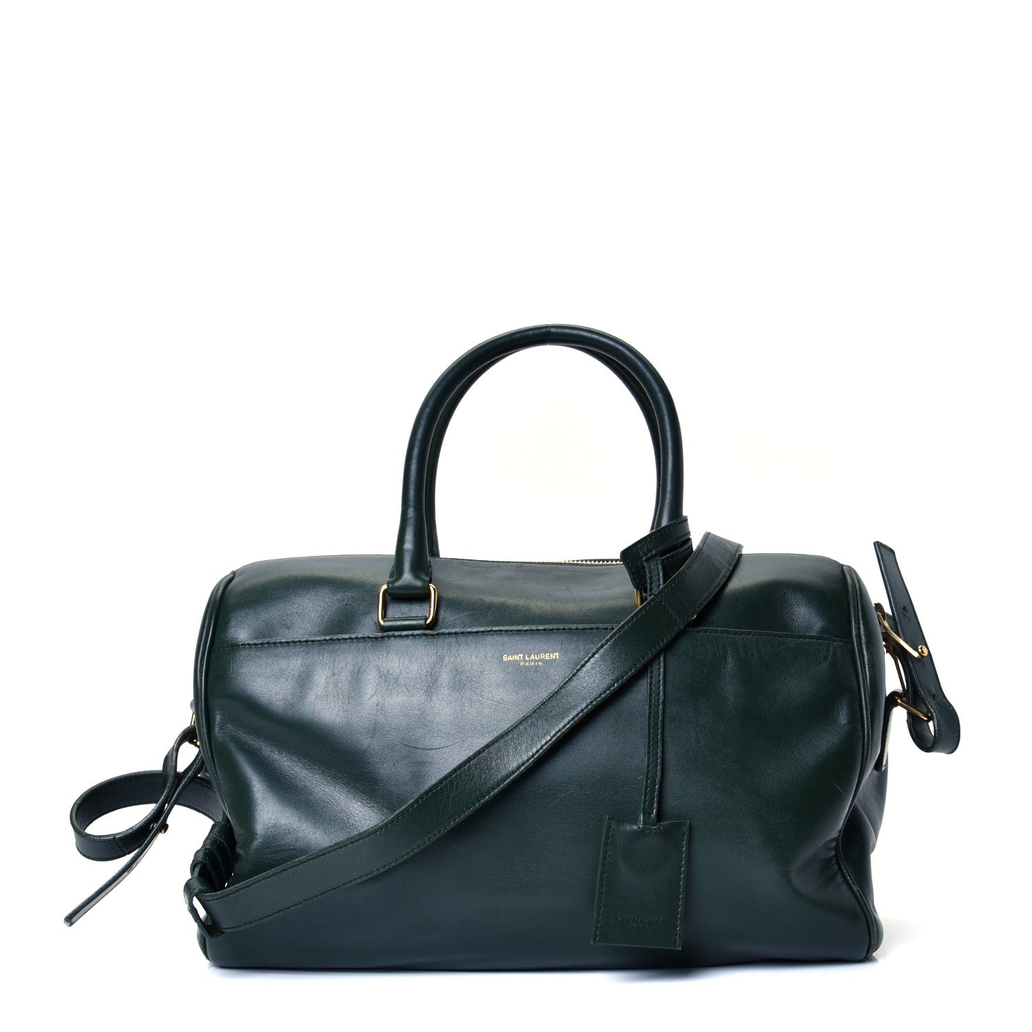 Saint Laurent Calfskin Classic Duffle 6 Green 1 of 4