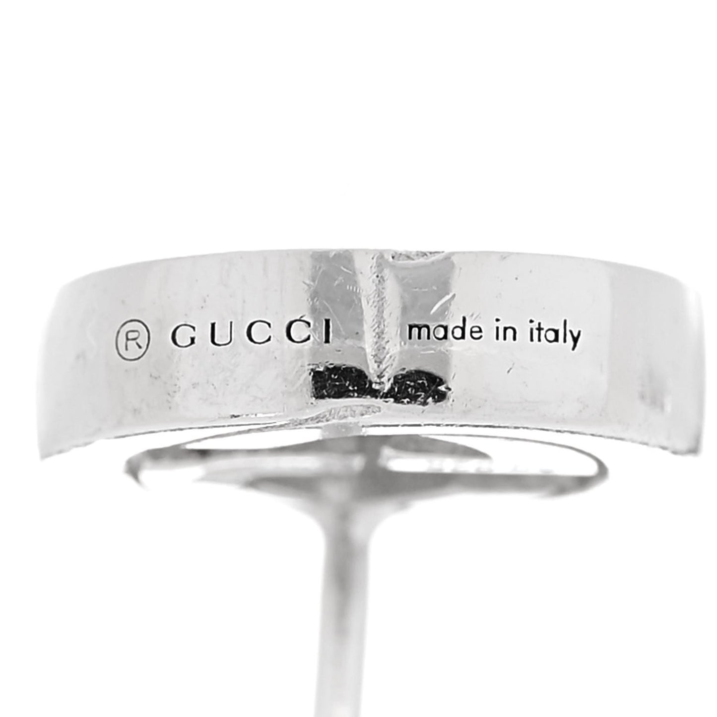 Sterling Silver Interlocking GG Stud Earrings