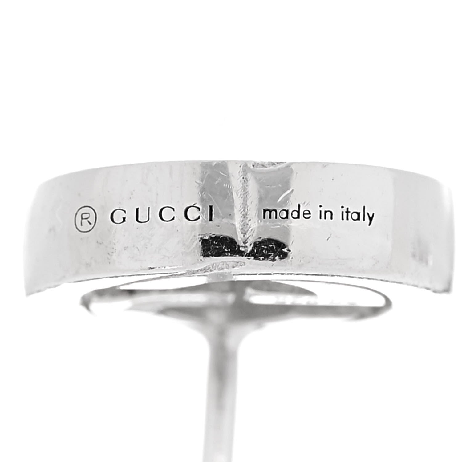 Gucci Sterling Silver Interlocking GG Stud Earrings 4 of 6
