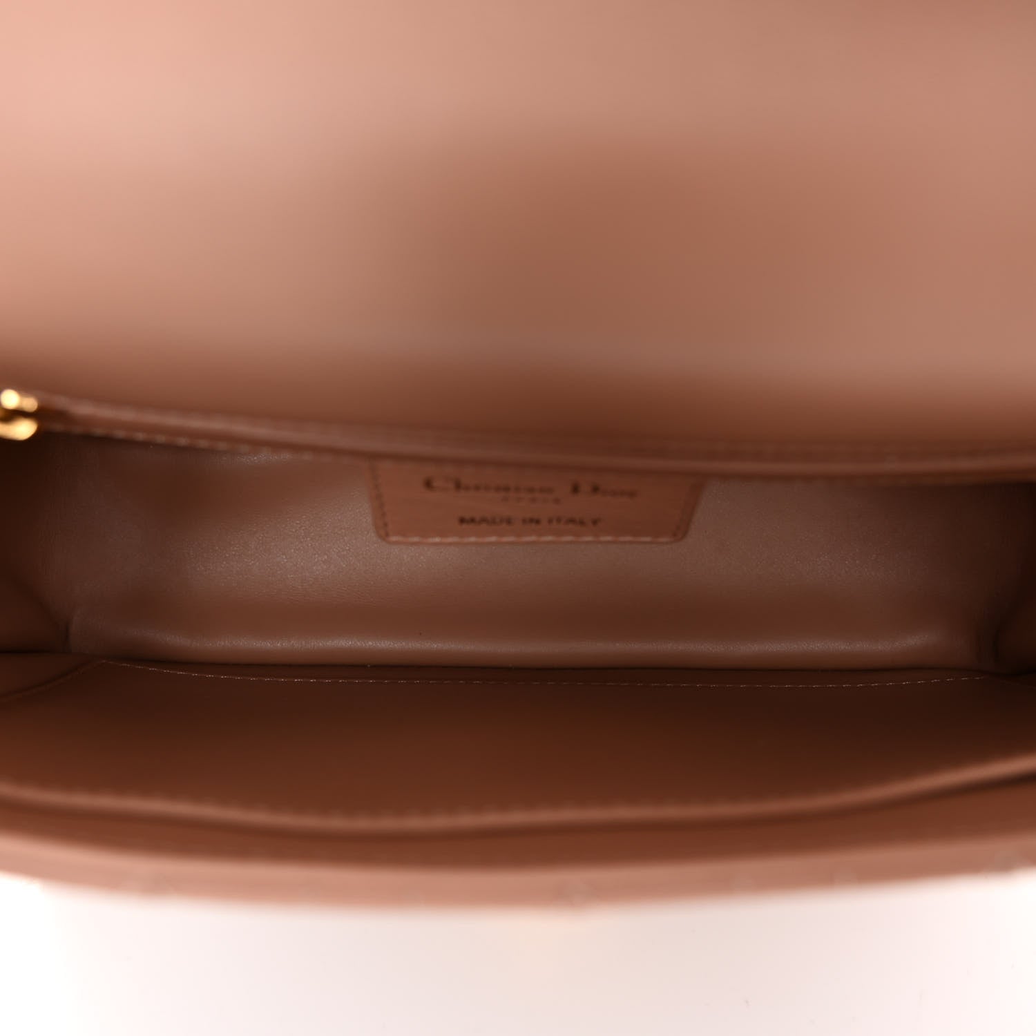 Christian Dior Calfskin Cannage Small Caro Bag Rose De Vents 5 of 10