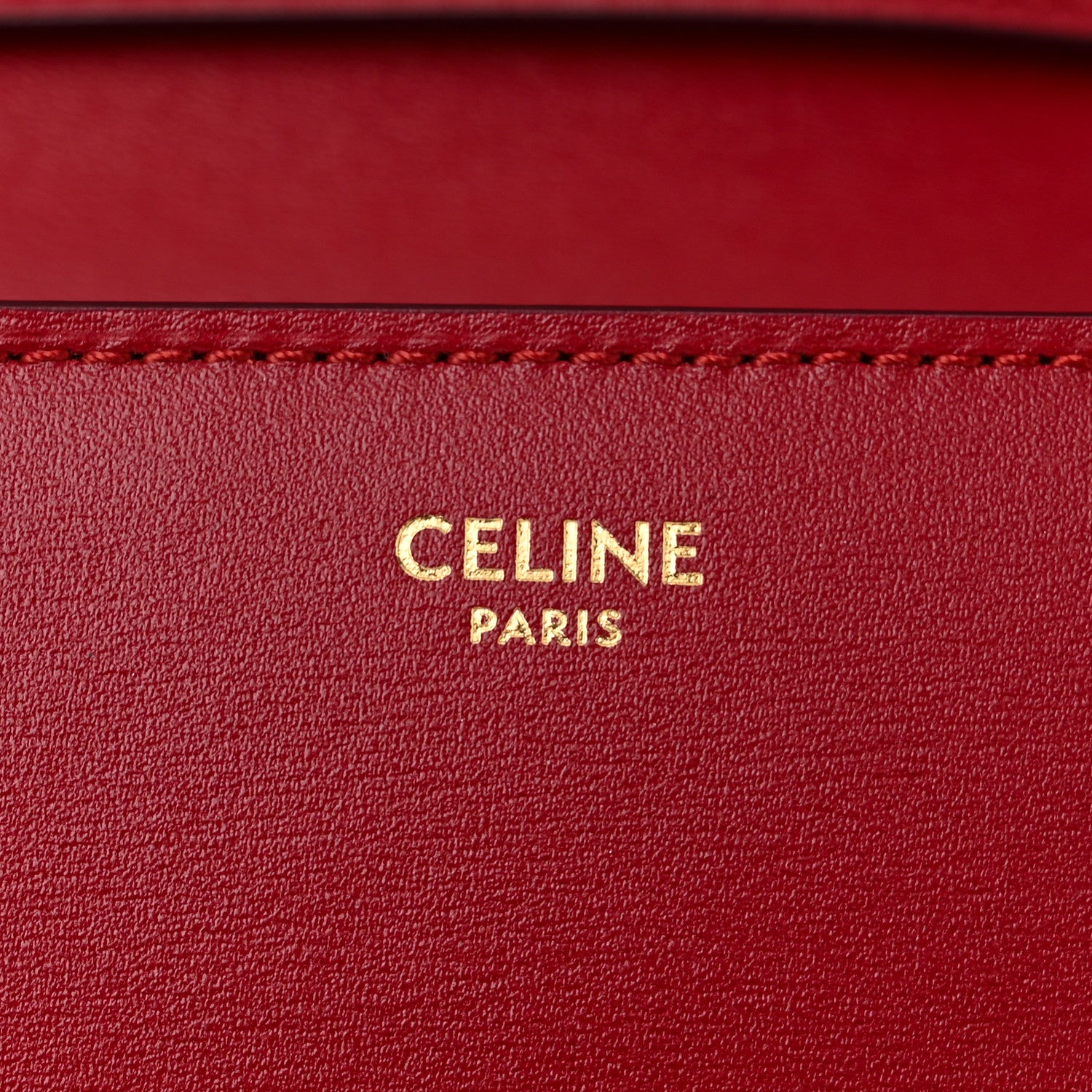 Celine Box Calfskin Teen Classic Box Flap Bag Red 6 of 10