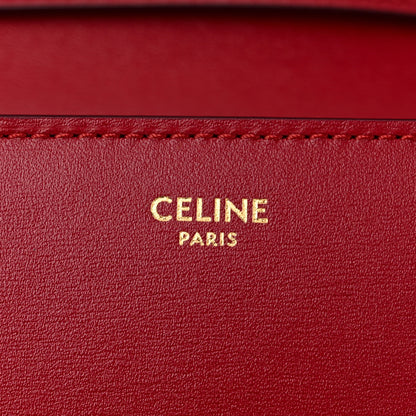 Celine Box Calfskin Teen Classic Box Flap Bag Red 6 of 10