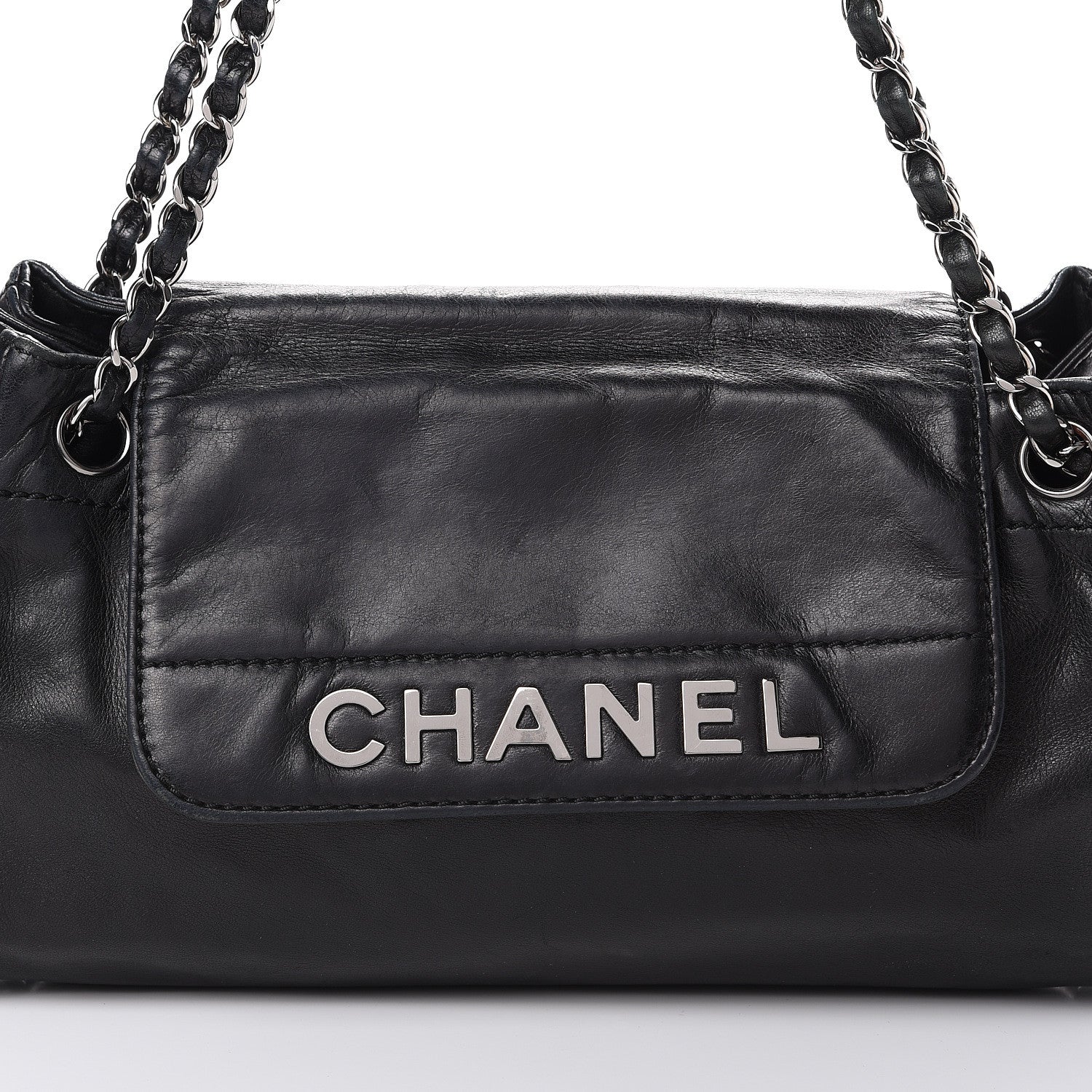 Chanel Lambskin Rock and Chic Shoulder Bag Black 7 of 16