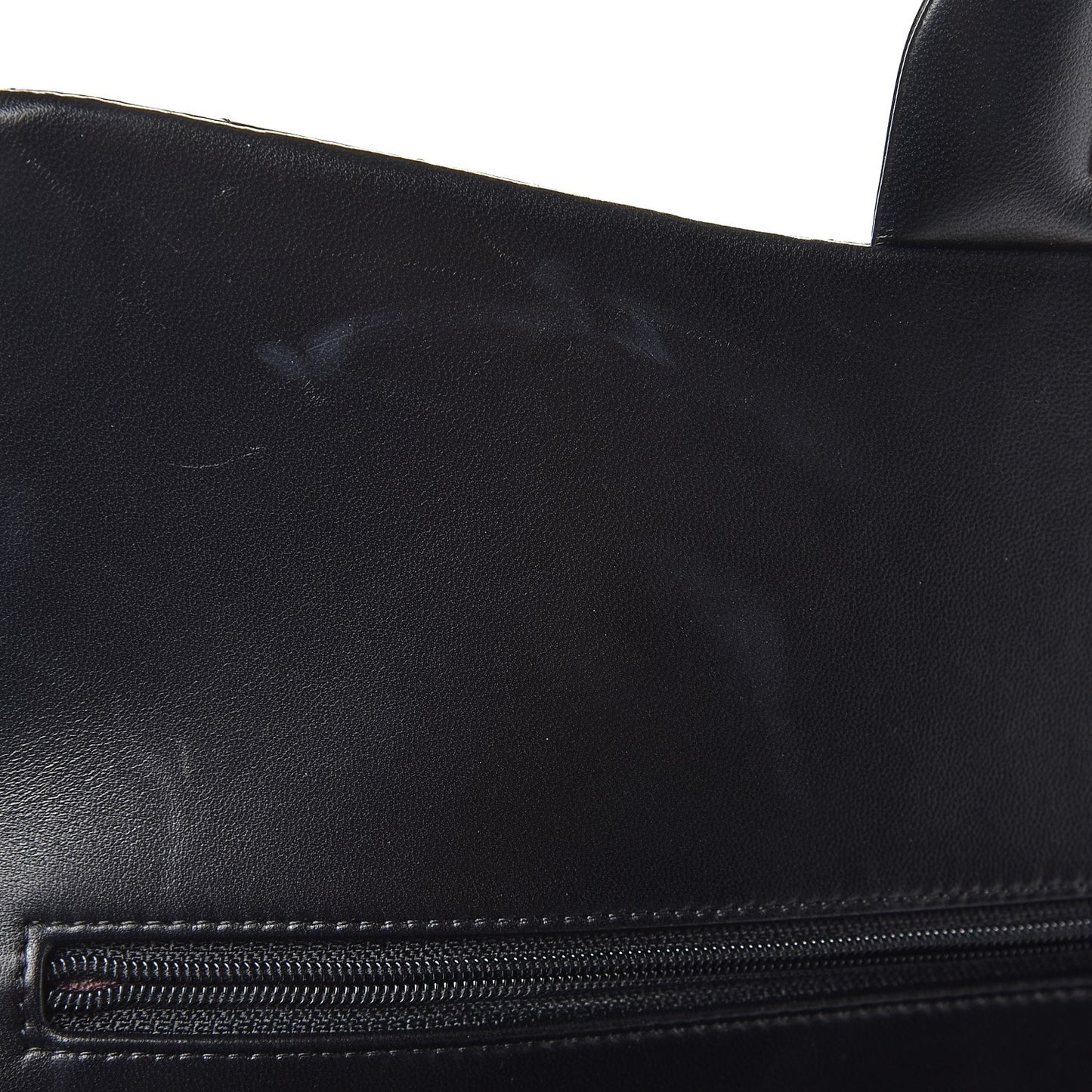 Lambskin Quilted Jumbo Double Flap Black