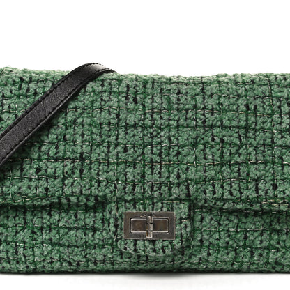 Chanel Tweed Easy 2.55 Reissue Flap Green 8 of 13