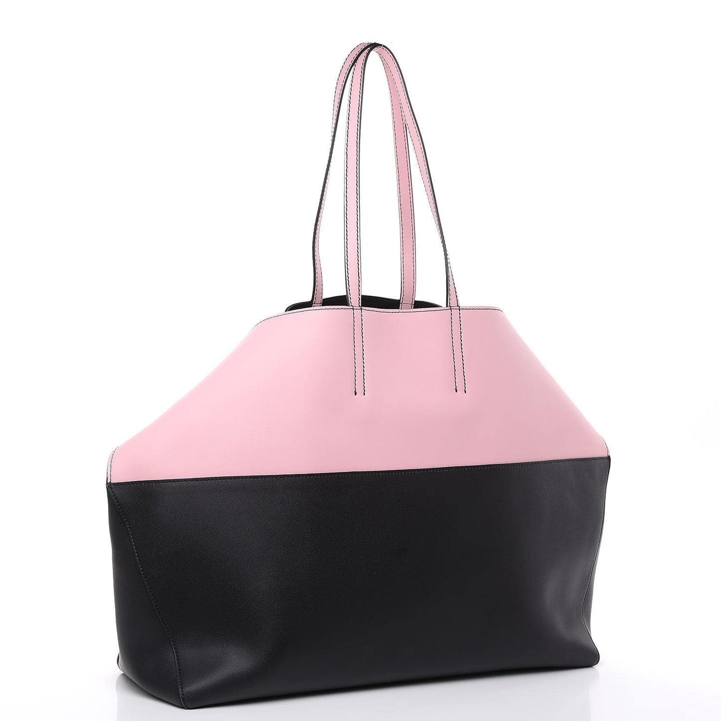 Calfskin Butterfly Tote Black Rose