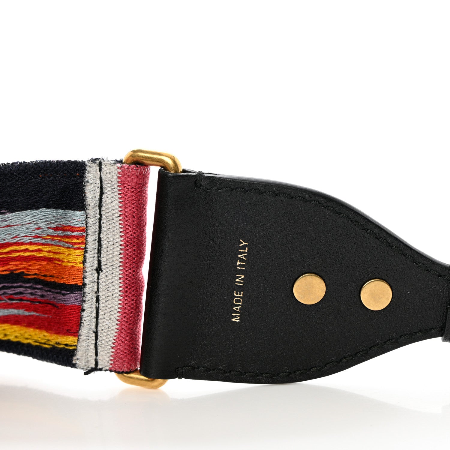 Christian Dior Canvas Embroidered Studded Rainbow J’Adior Shoulder Strap 5 of 8