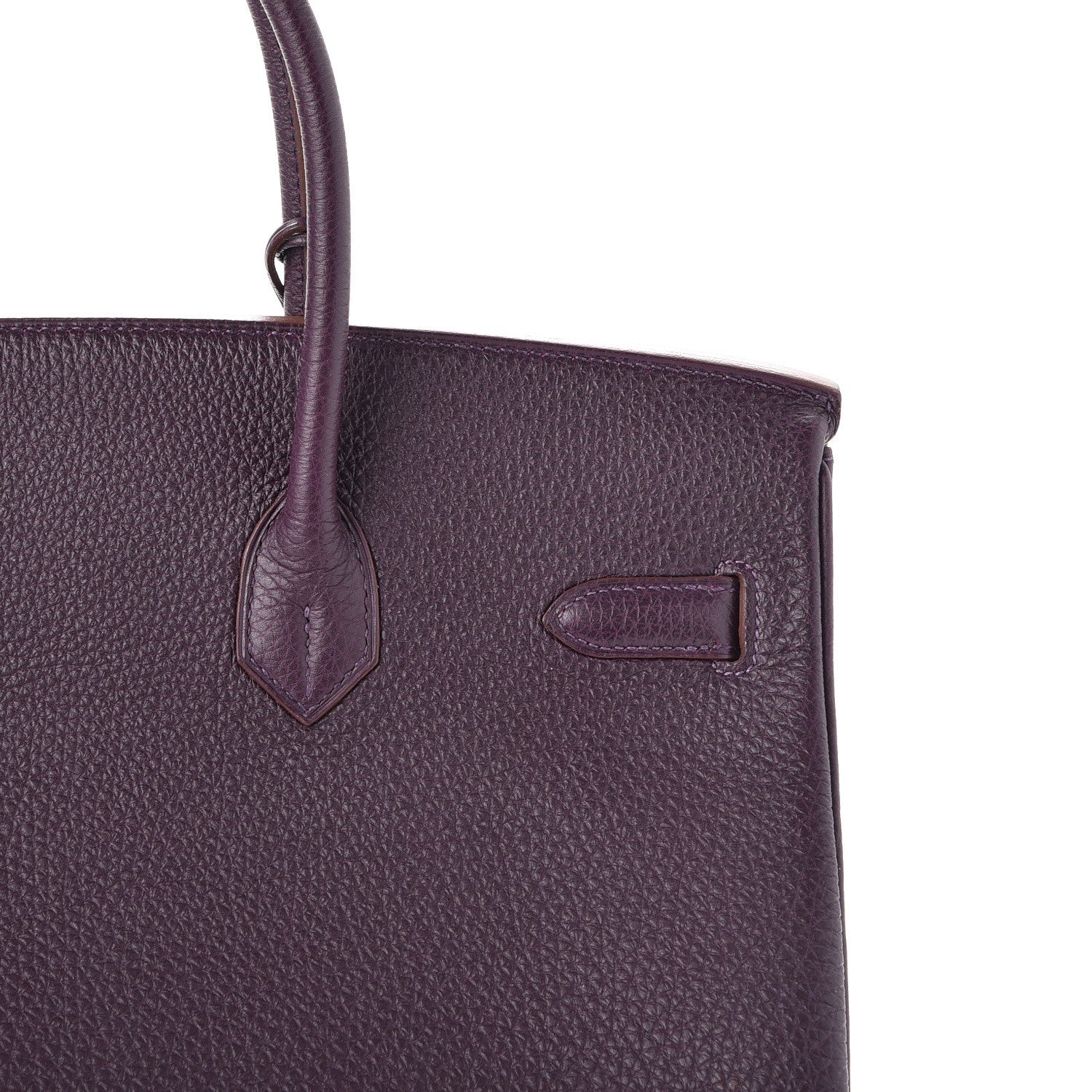 Hermes Togo Birkin 35 Raisin 34 of 37