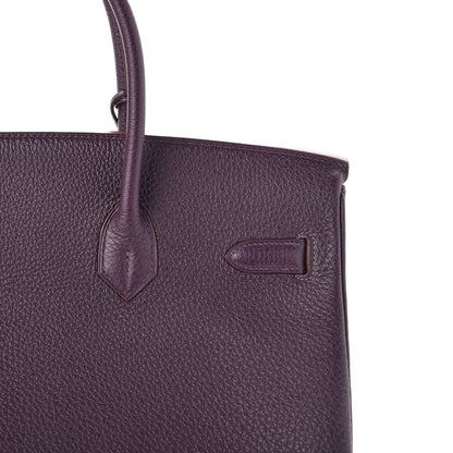 Hermes Togo Birkin 35 Raisin 34 of 37
