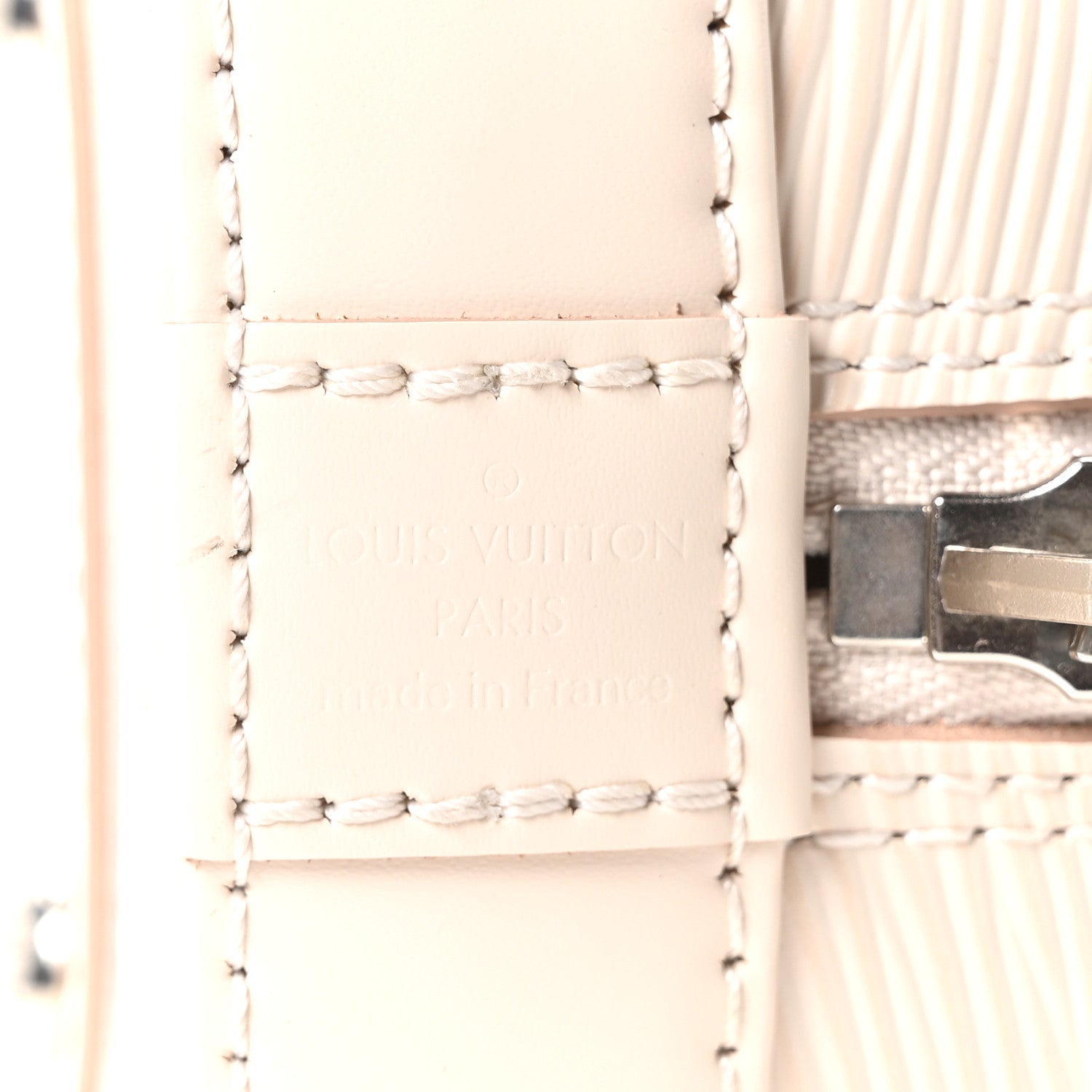 Louis Vuitton Epi Jacquard Alma BB Quartz 6 of 9