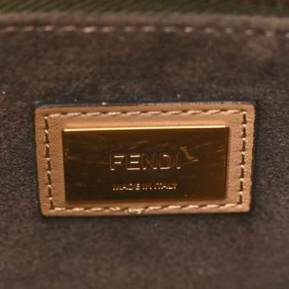 Fendi Vitello Seta Medium Peekaboo Iconic Satchel Cuoio 7 of 13