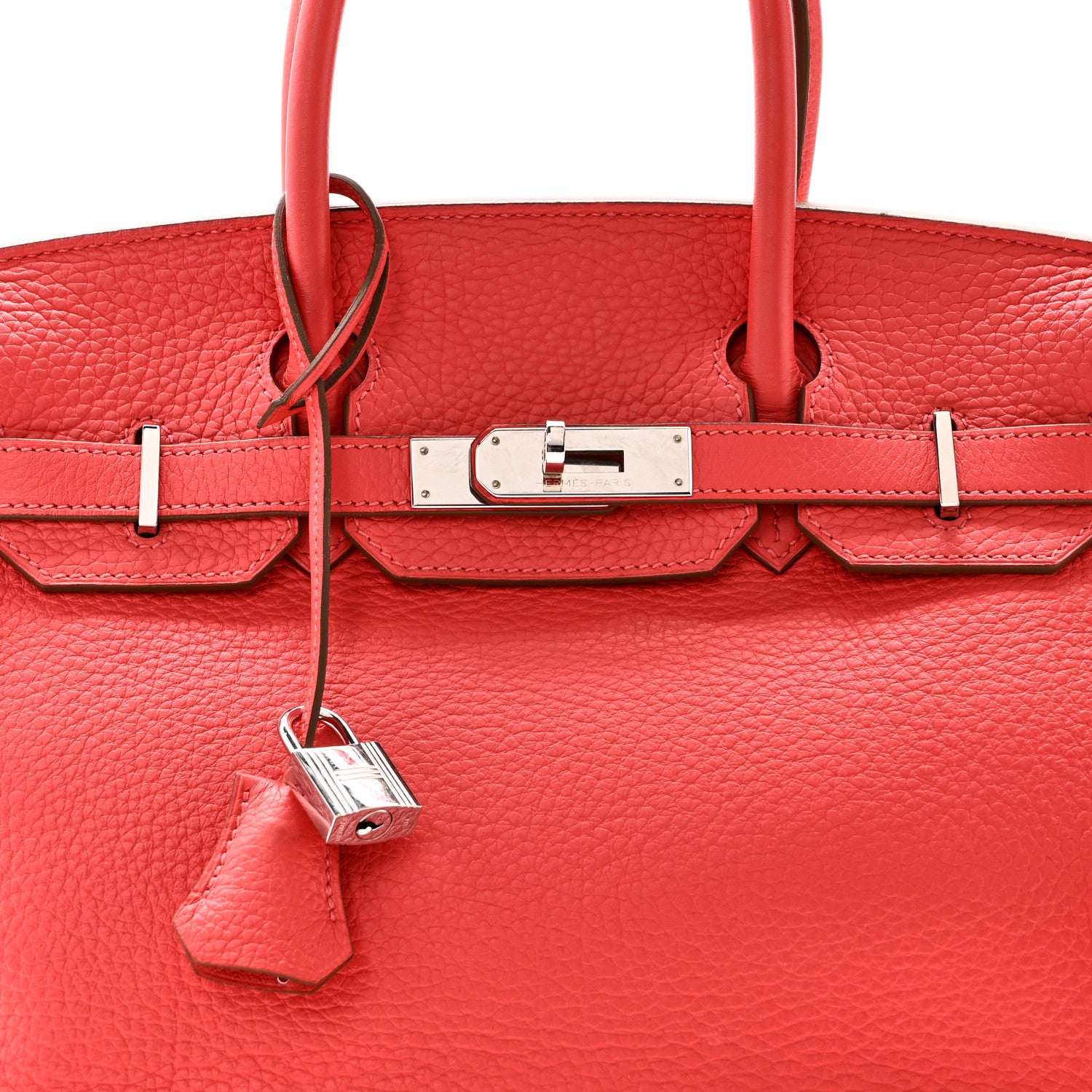 Hermes Taurillon Clemence Birkin 30 Rose Jaipur 8 of 10