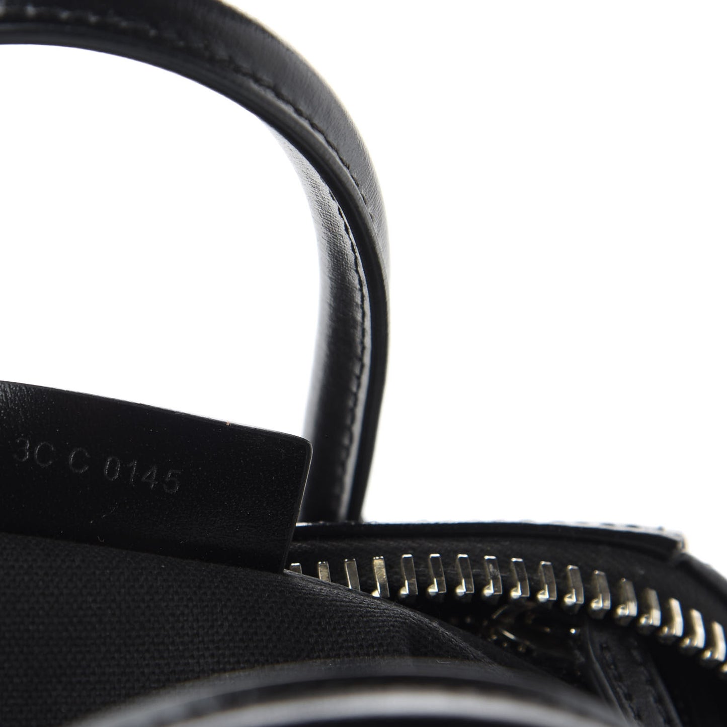 Shiny Lord Calfskin Mini Antigona Black