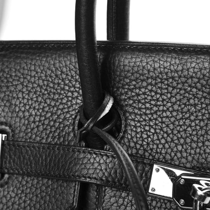 Hermes Taurillon Clemence Birkin 40 Black 29 of 31