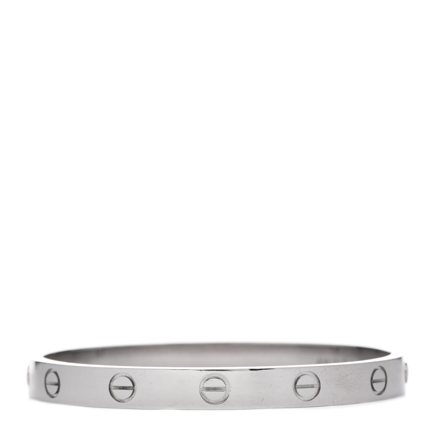 Cartier 18K White Gold LOVE Bracelet 16 3 of 6