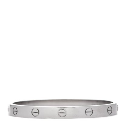 Cartier 18K White Gold LOVE Bracelet 16 3 of 6