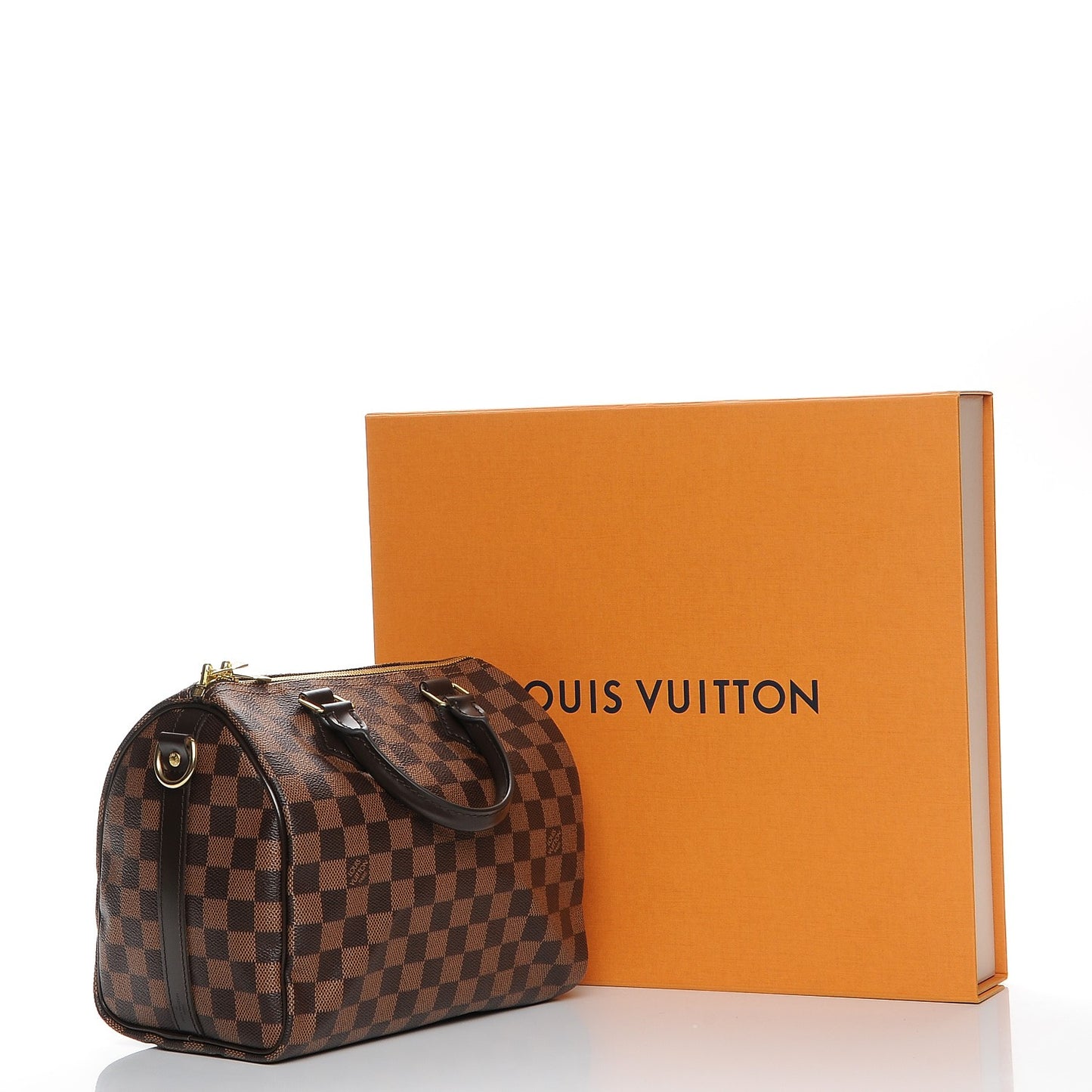 Damier Ebene Speedy Bandouliere 25