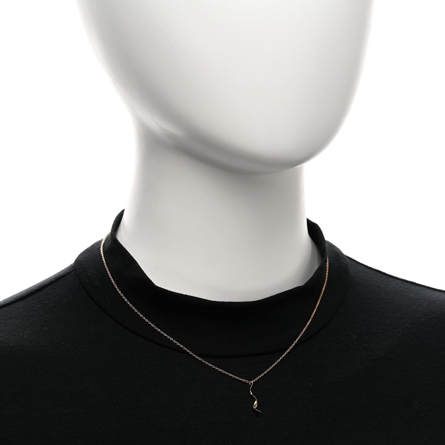 18K Rose Gold Frank Gehry Orchid Pendant Necklace