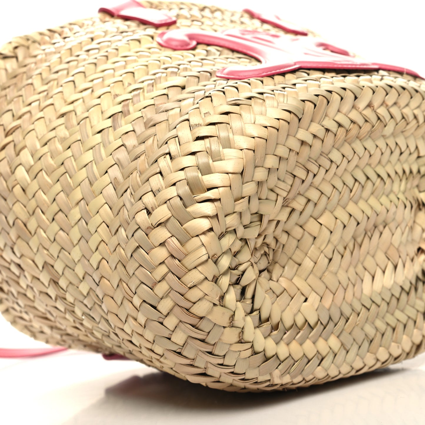 Raffia Calfskin Triomphe Teen Panier Lipstick