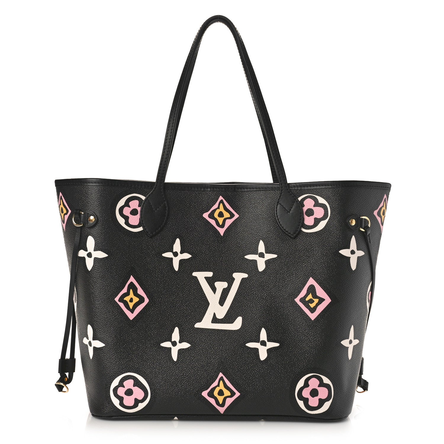 Louis Vuitton Monogram Giant Wild At Heart Neverfull MM Black 2 of 10