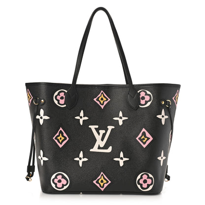 Louis Vuitton Monogram Giant Wild At Heart Neverfull MM Black 2 of 10