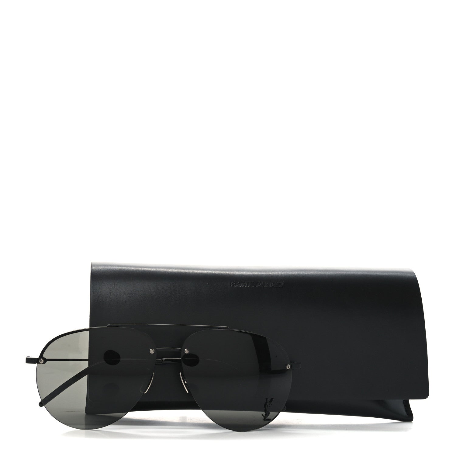 Saint Laurent Metal Aviator Classic 11 Sunglasses Black 7 of 7
