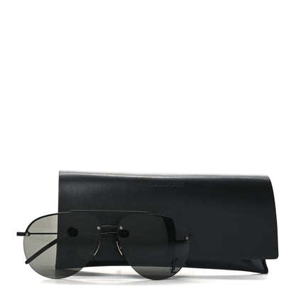 Saint Laurent Metal Aviator Classic 11 Sunglasses Black 7 of 7