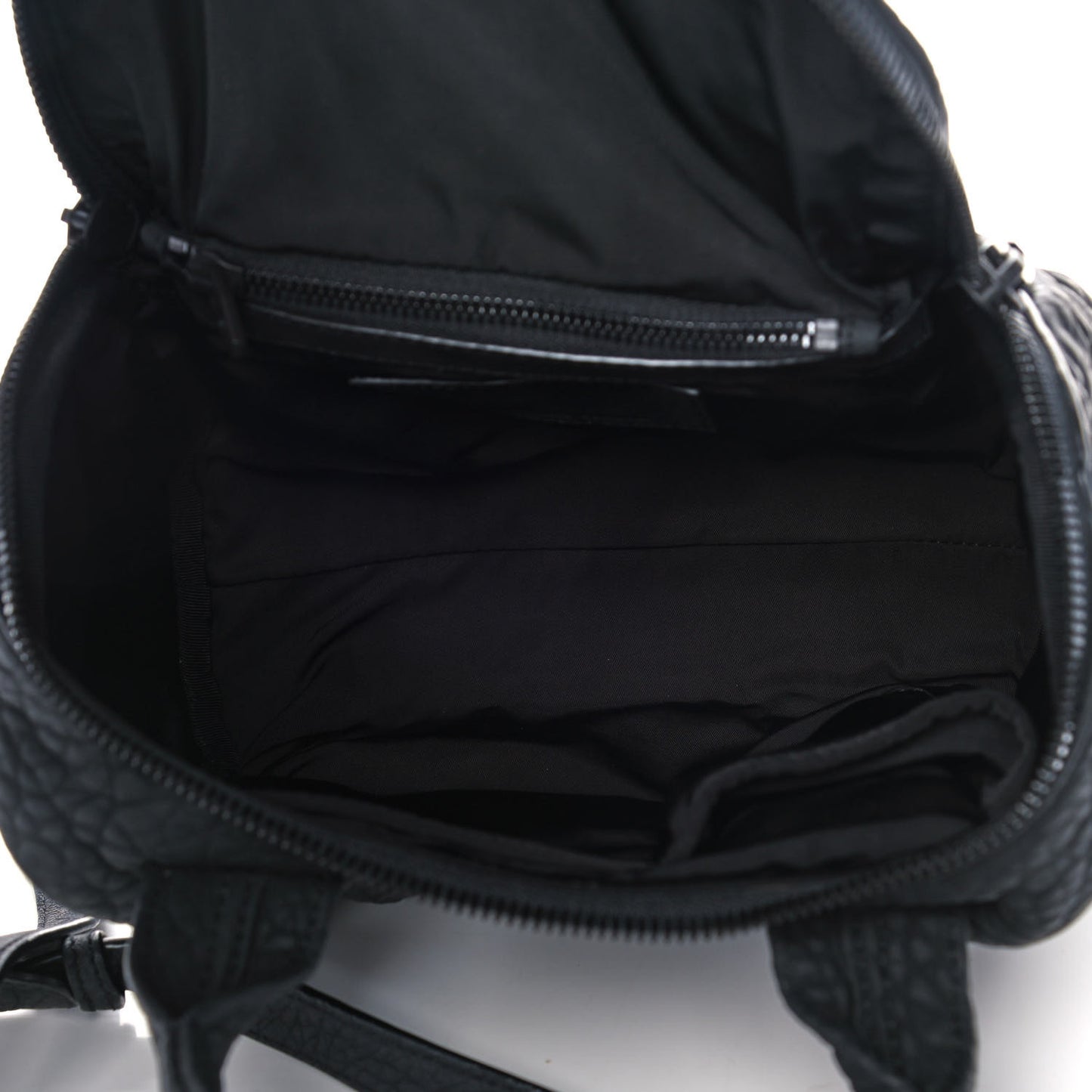 Pebbled Lambskin Rockie Black Iridescent Hardware