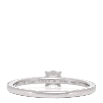 Cartier Platinum Diamond .19ct Etincelle De Cartier Solitaire Engagement Ring 48 4.5 3 of 6