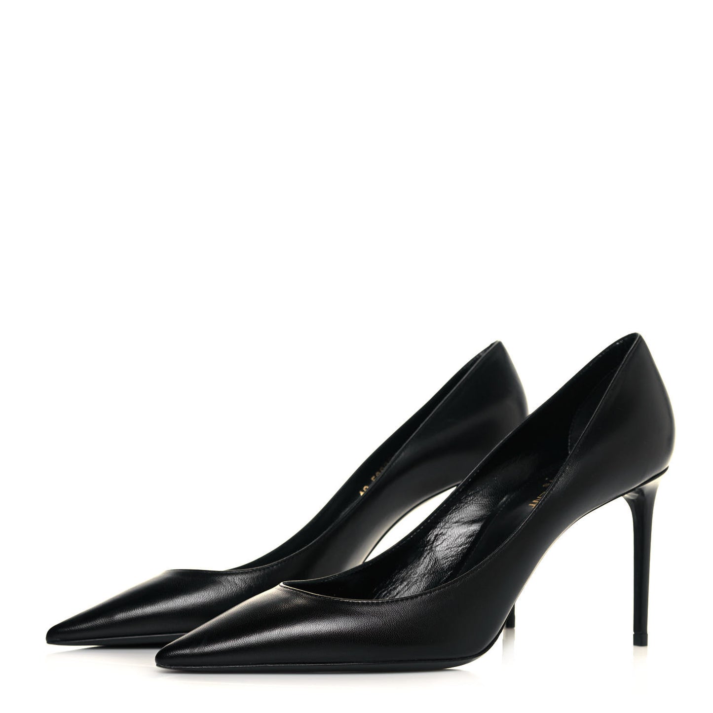 Calfskin Zoe 85 Pumps 40 Black