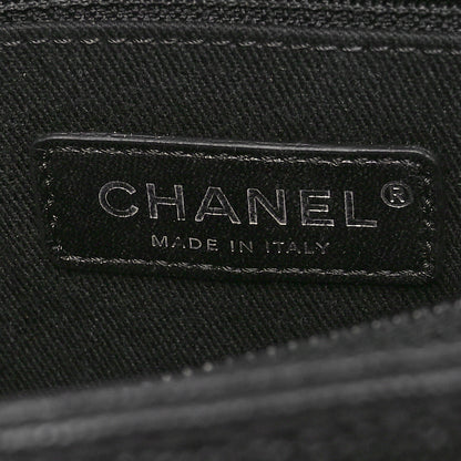 Chanel Caviar Chevron Quilted Small Coco Handle Flap So Black 6 of 10