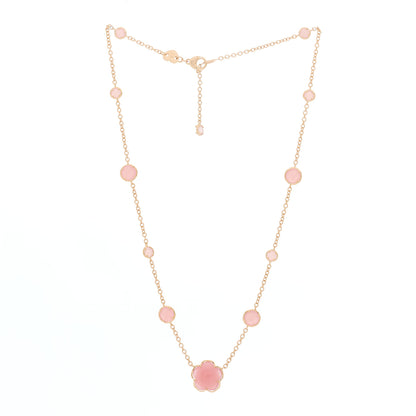 Pasquale Bruni 18K Rose Gold Pink Chalcedony Bon Ton Necklace 2 of 5