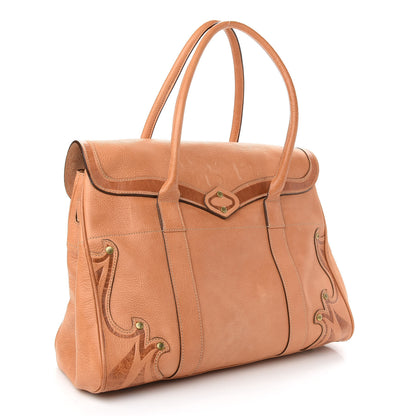 Mulberry Grained Calfskin Tooled Darwin Bayswater Oak 3 of 9