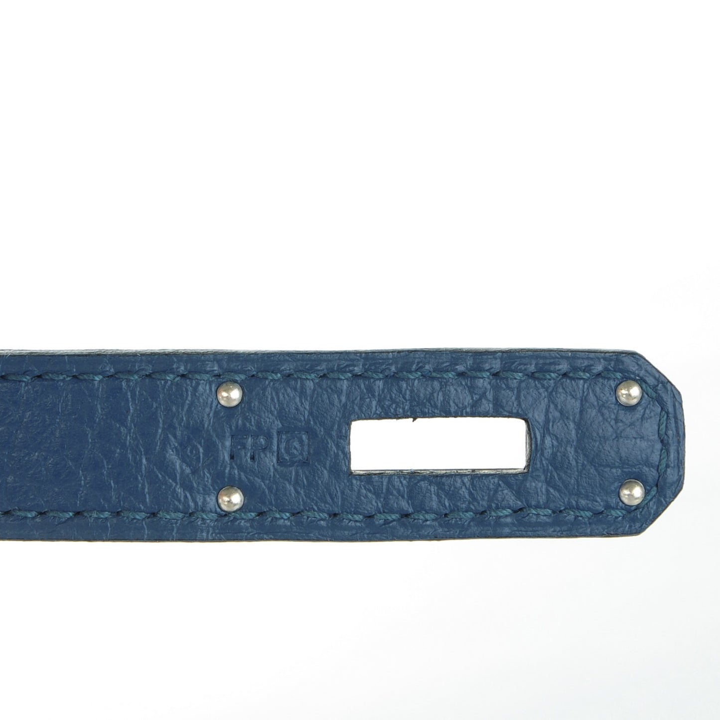 Taurillon Clemence Birkin 35 Bleu Thalassa