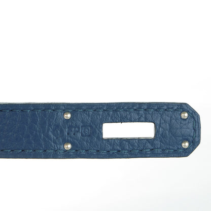 Hermes Taurillon Clemence Birkin 35 Bleu Thalassa 10 of 27